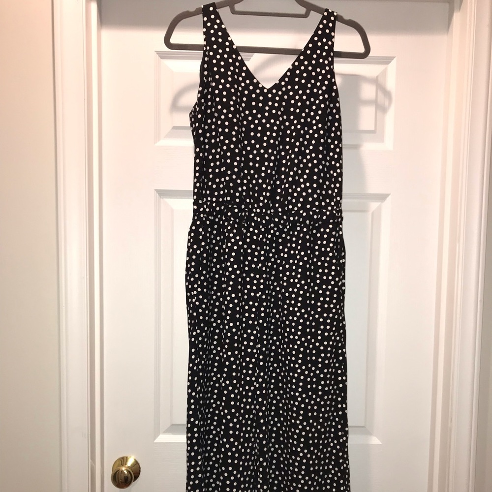 LOFT polka dot jumpsuit